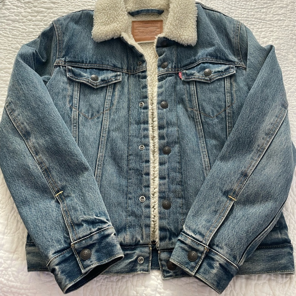Levi’s Sherpa Denim Trucker Jacket
